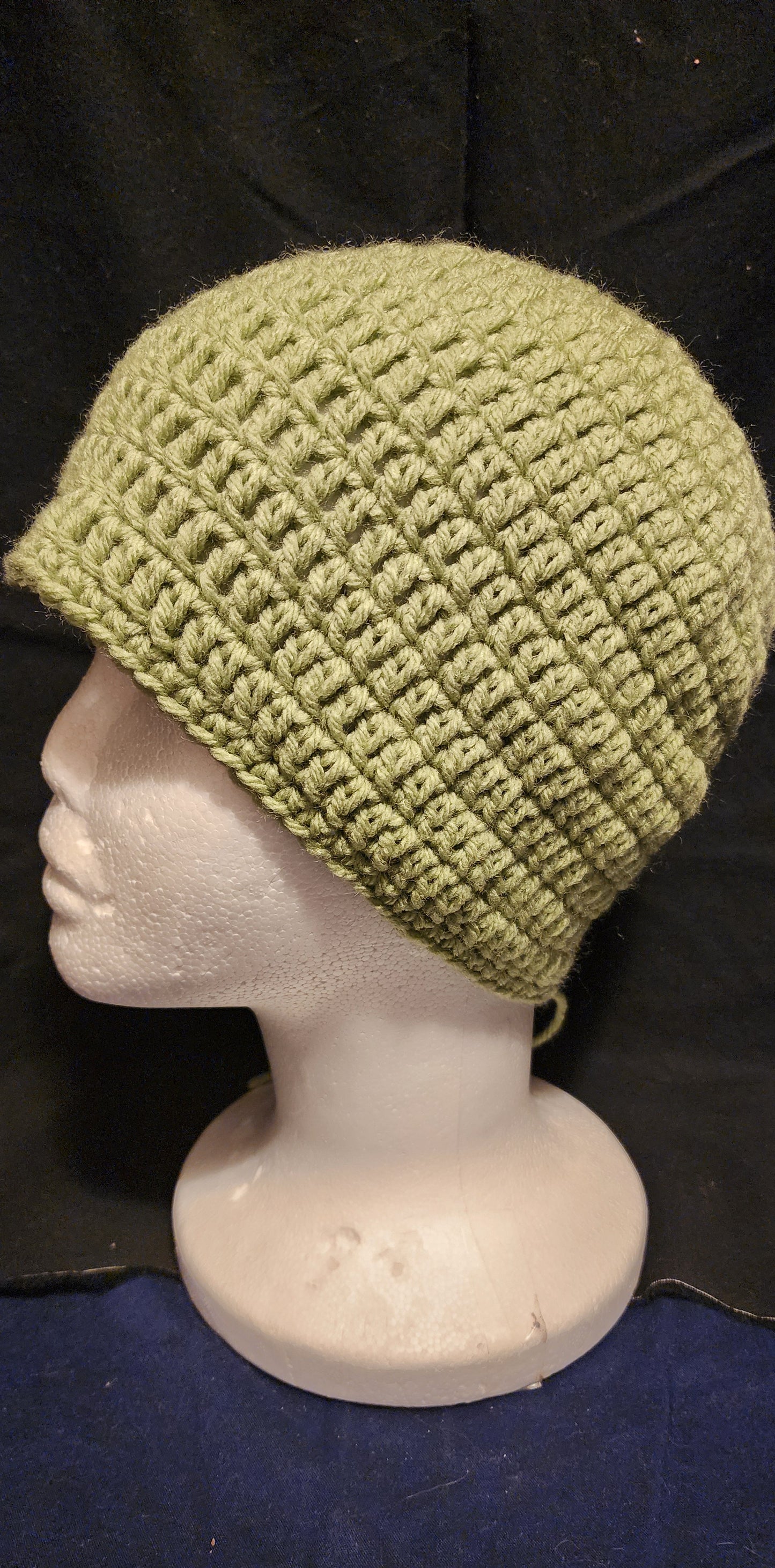 Frosty Green Beanie